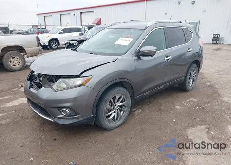 2015 Nissan Rogue Sl z USA, uszkodzony, nr VIN 5N1AT2MV8FC911306